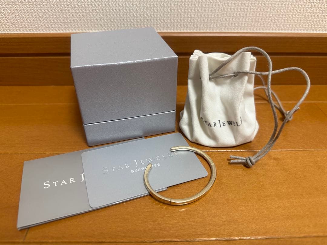 STAR JEWELRY SV925/K10 バングル