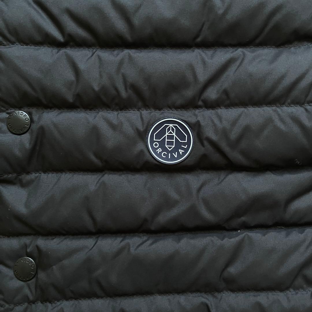 【美品】オーシバル ダウン キルティング インナーベスト 黒 サイズ２