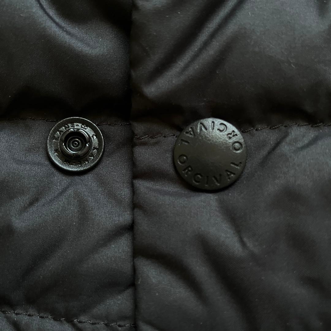 【美品】オーシバル ダウン キルティング インナーベスト 黒 サイズ２