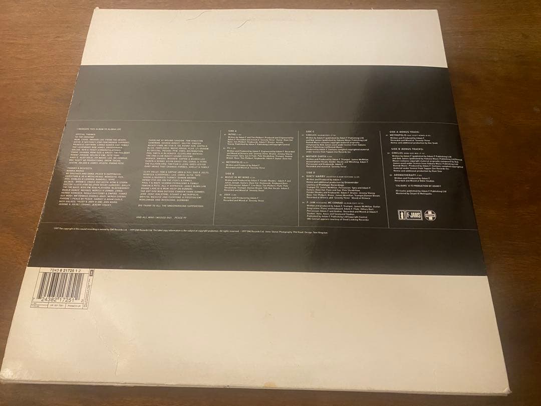 Adam F – Colours【2LP+12inch】