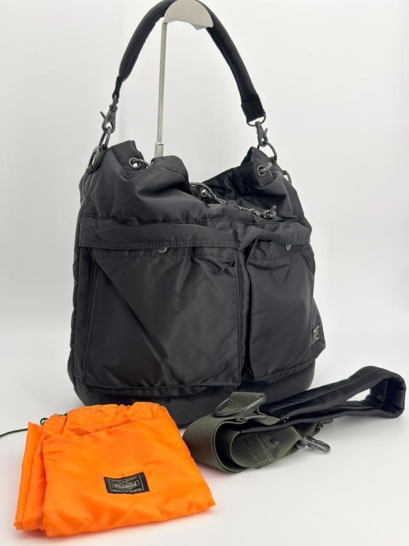 美品✨ポーター PX TANKER 2WAY ツールバッグ (L) 黒 希少