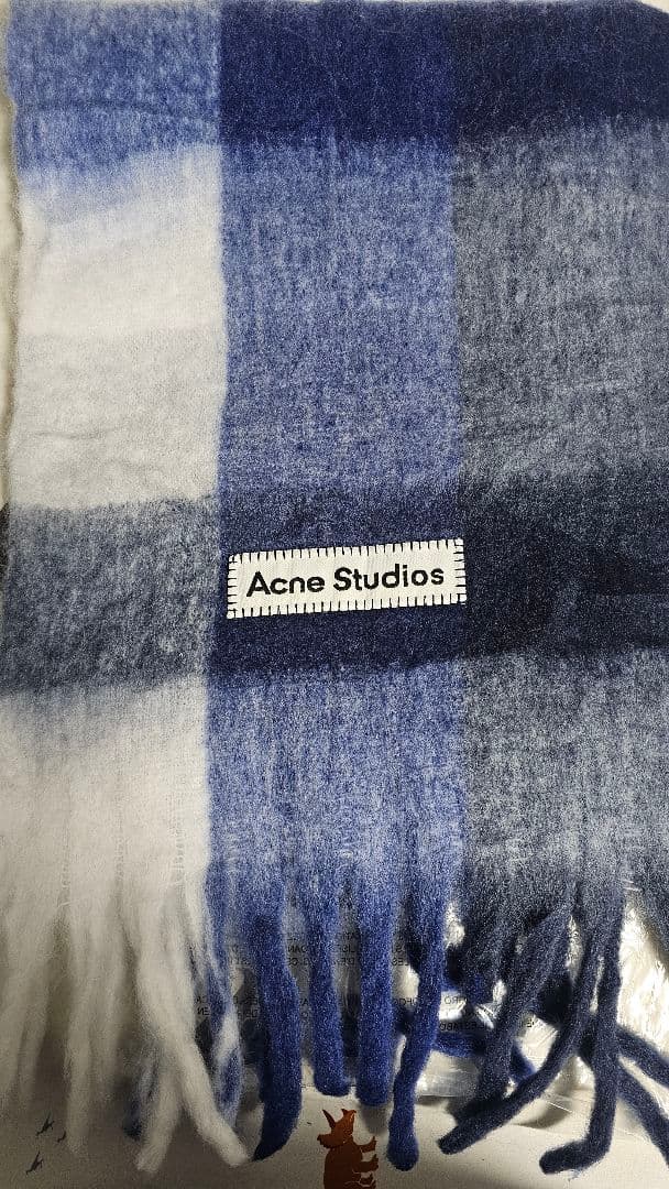Acne Studios チェック マフラー
