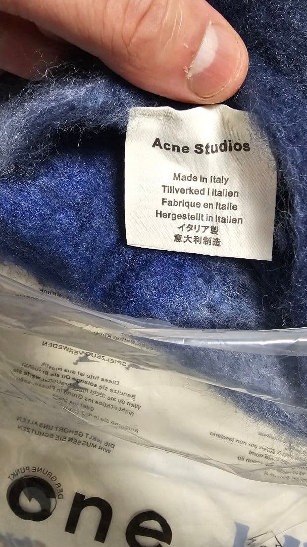 Acne Studios チェック マフラー