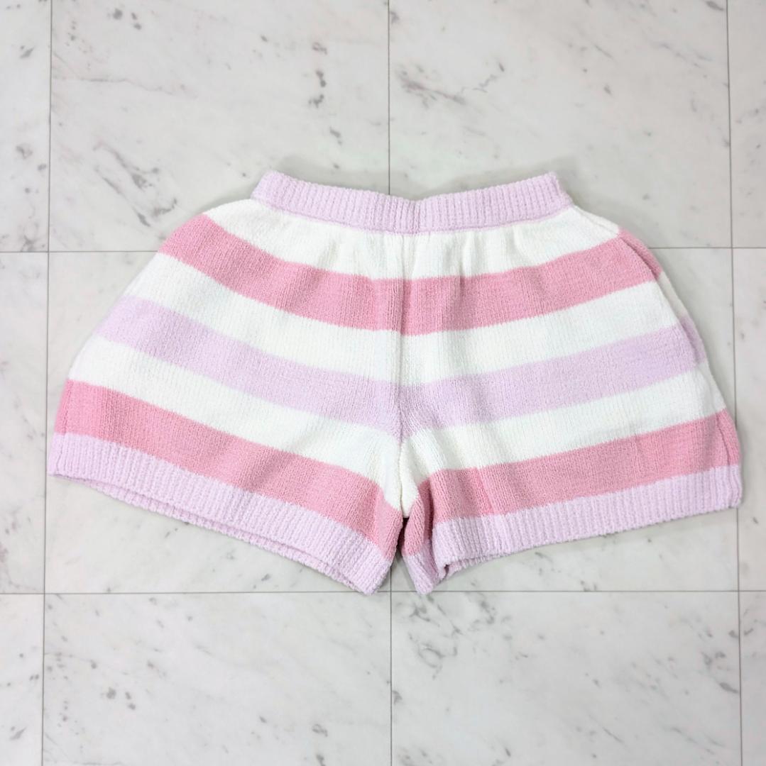 未使用タグ付　メゾピアノ ボーダールームウェアセット M 130-140 ピンク