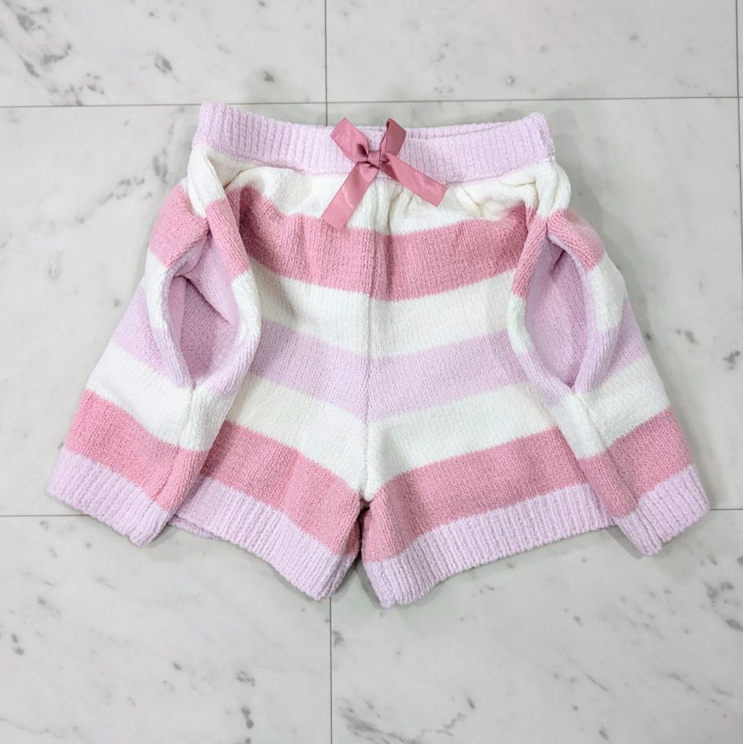 未使用タグ付　メゾピアノ ボーダールームウェアセット M 130-140 ピンク