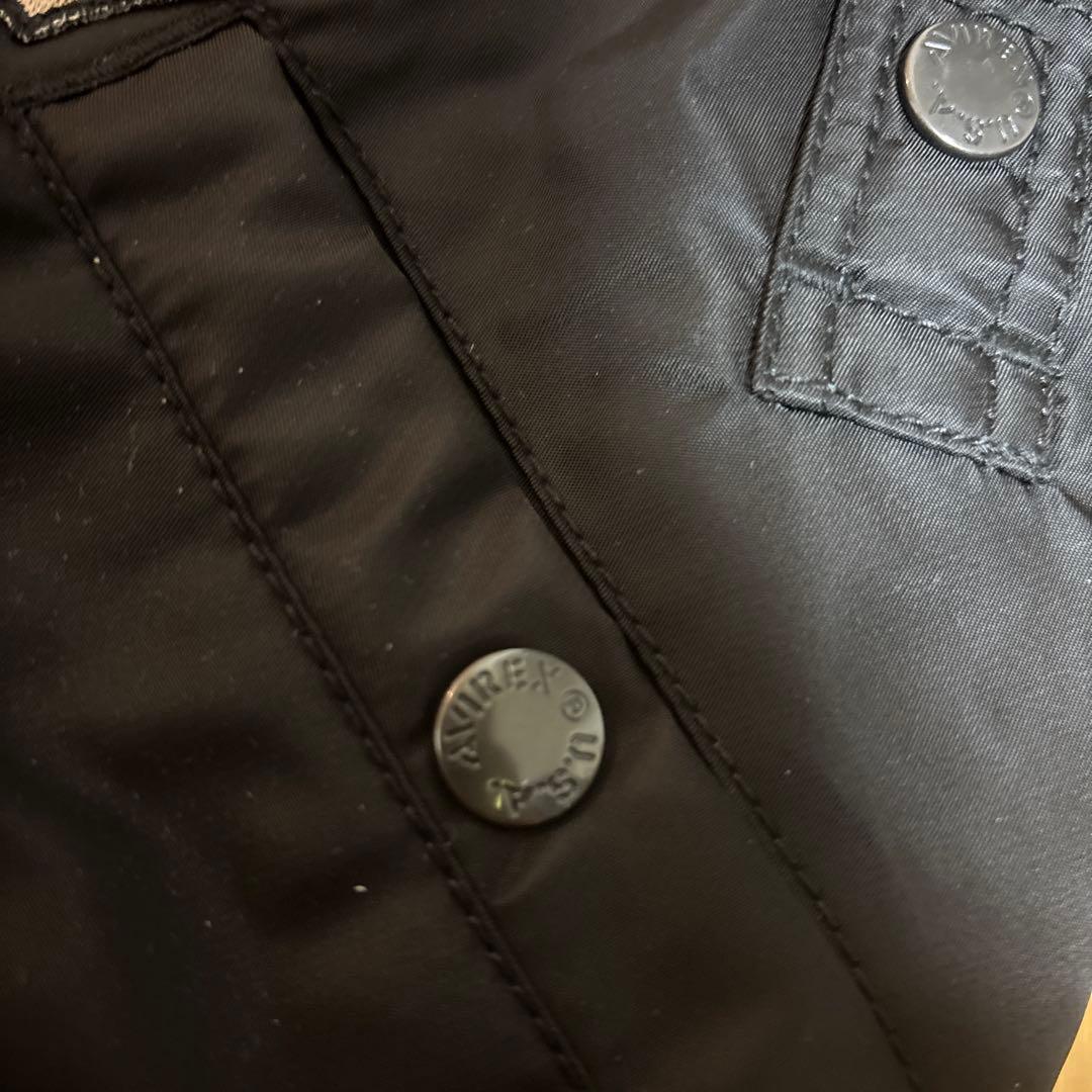 の*ん様 MA-1 フライトジャケット 黒 パッチ付き