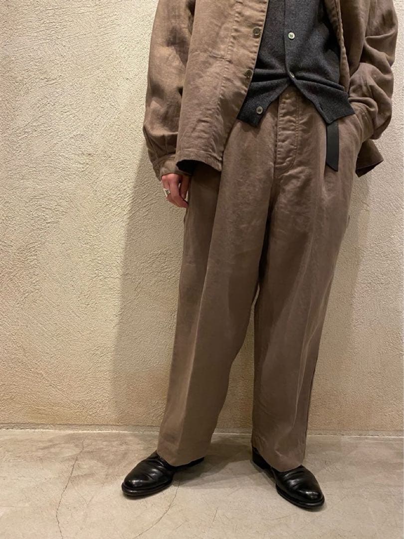 nest lobe CONFECT リネンダックバギーパンツ