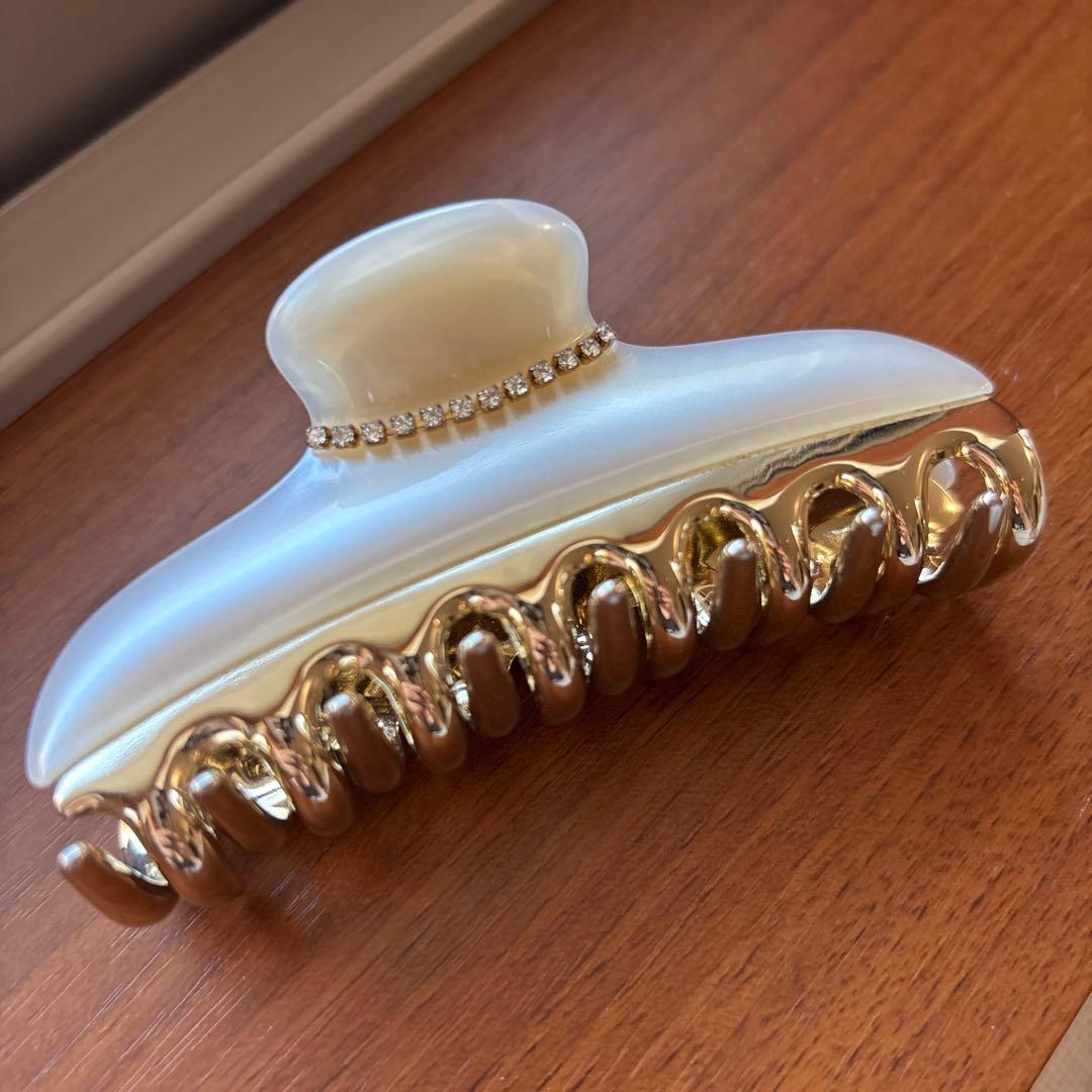 ぱるる : acca ヘアクリップニューコナーラパールホワイトL