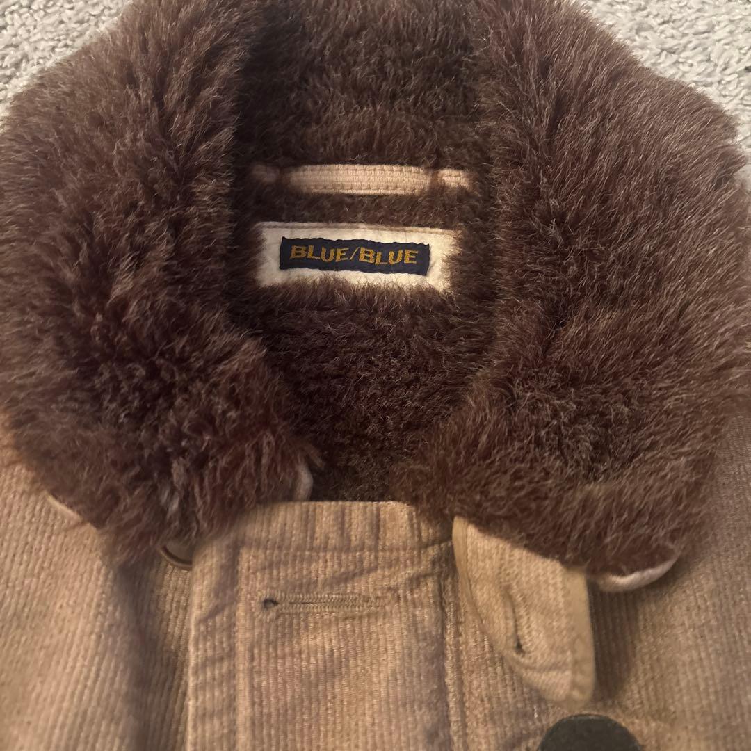 BLUE BLUE ジャーマンクロスN-1デッキジャケット　ビンテージ加工