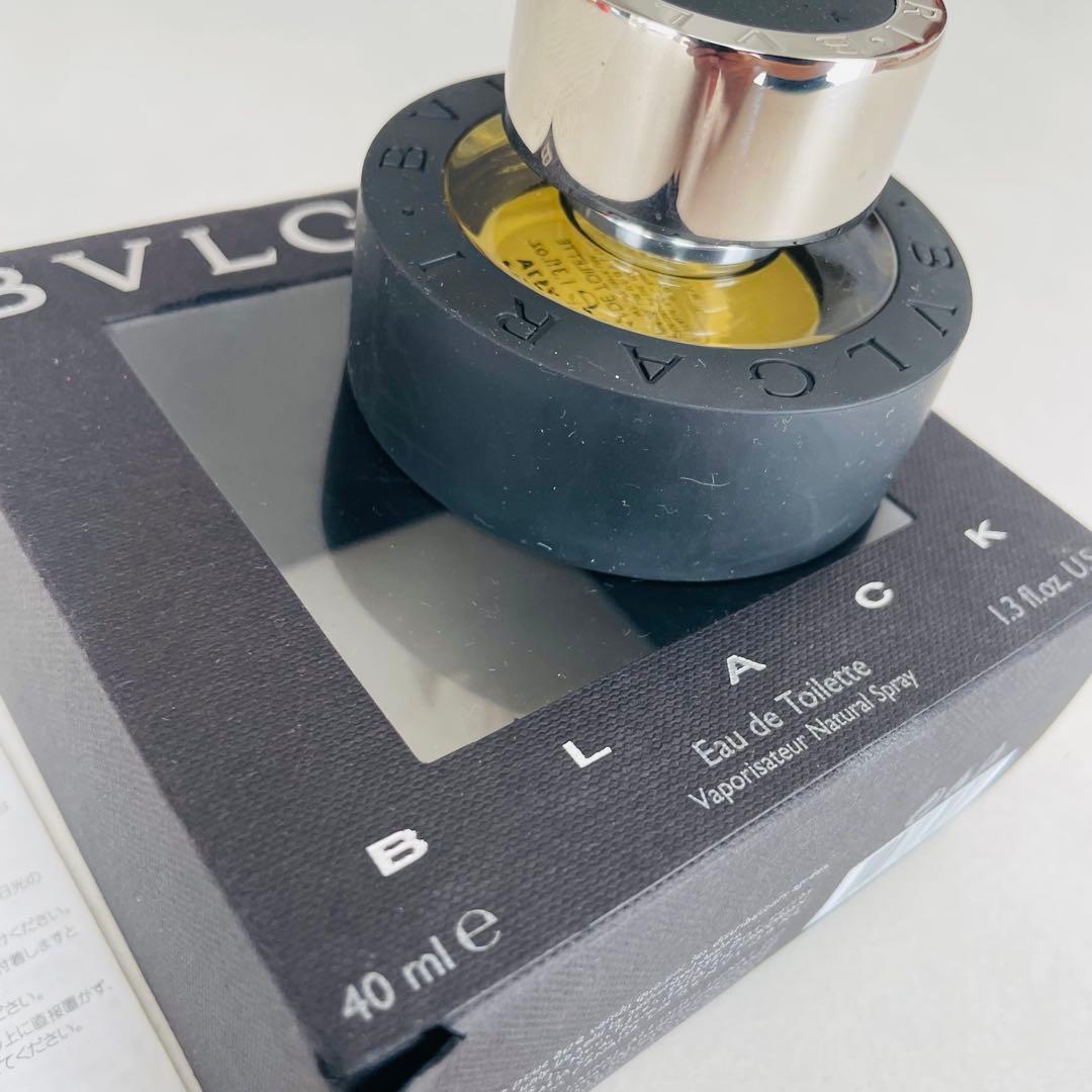 未使用級 BVLGARI ブルガリ 香水 BLACK オードトワレ 40ml
