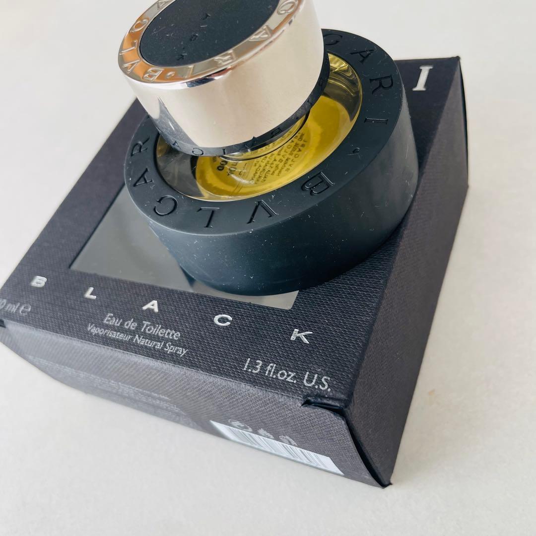 未使用級 BVLGARI ブルガリ 香水 BLACK オードトワレ 40ml