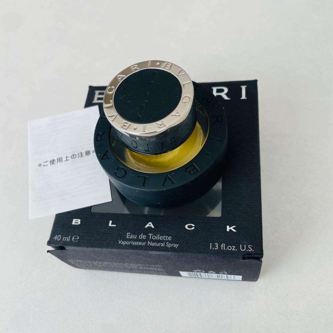 未使用級 BVLGARI ブルガリ 香水 BLACK オードトワレ 40ml