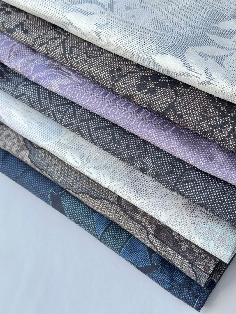 大島紬まとめ売り7枚セット　リメイク素材用