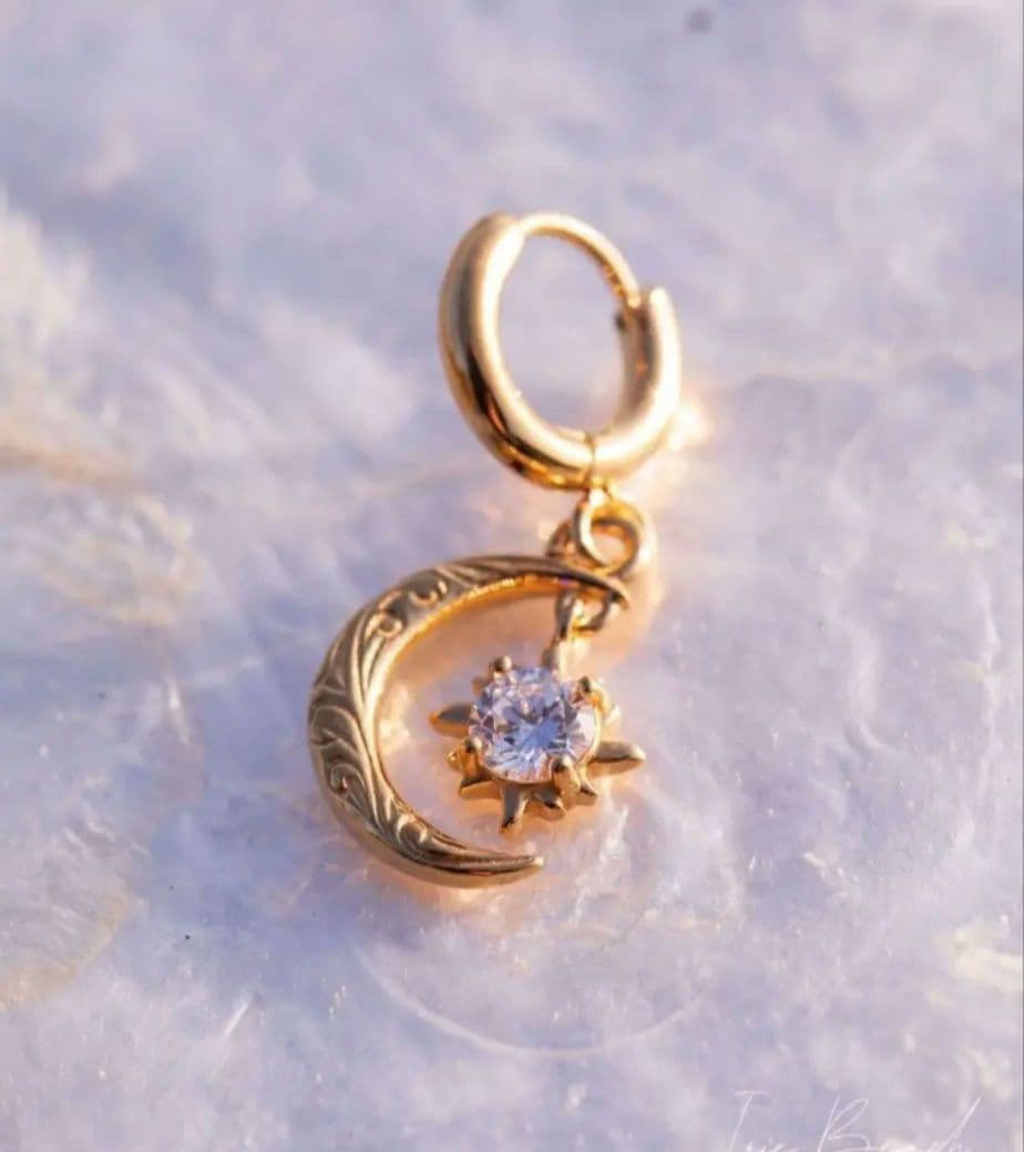 IRIEBEACH アイリービーチ ピアス　ゴールド 片耳用