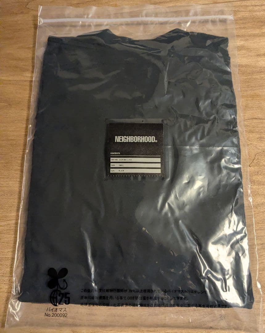 新品未開封 24FW NEIGHBORHOOD TEE LS-3 BLACK S