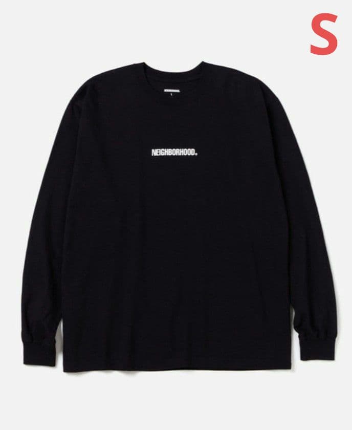 新品未開封 24FW NEIGHBORHOOD TEE LS-3 BLACK S
