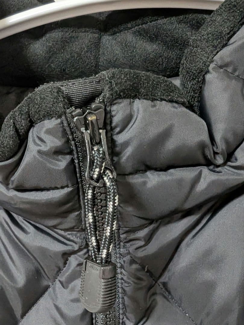 PAPAS キルティングダウンベスト ブラック　Lサイズ