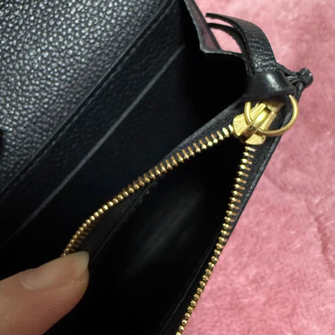 ルイ・ヴィトン ポルトモネ・ロザリ ブラック