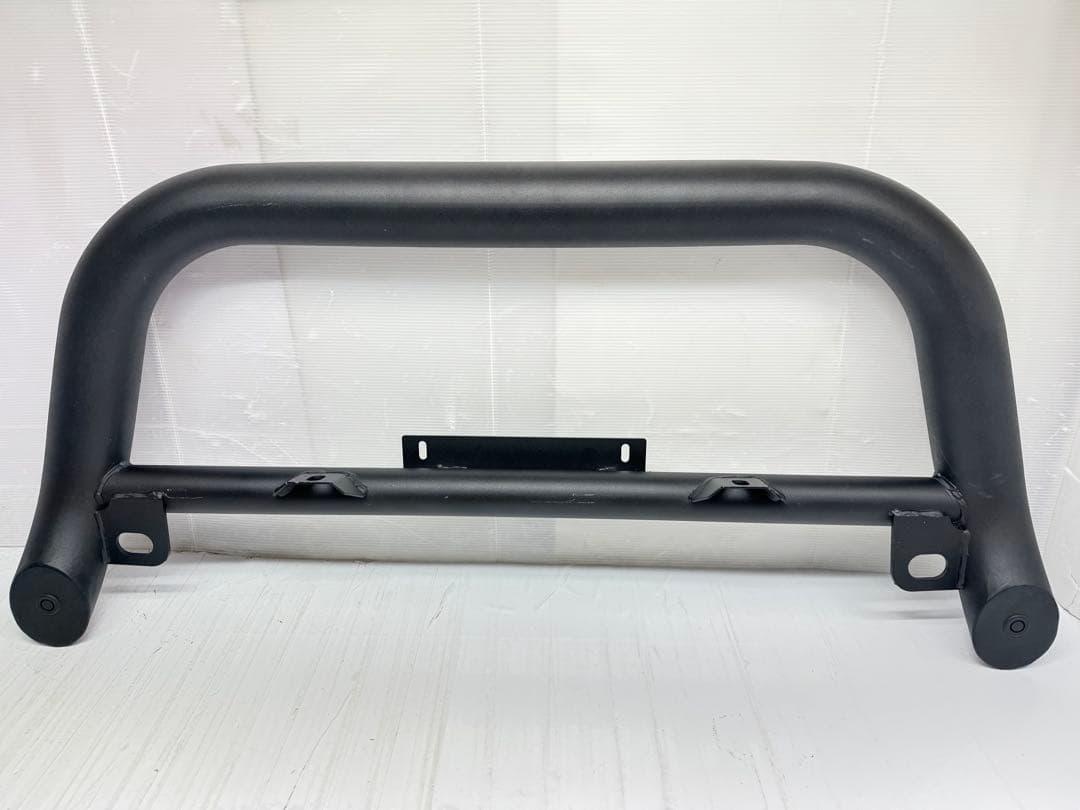 200系ハイエース バンパーガード マットブラック スチール製