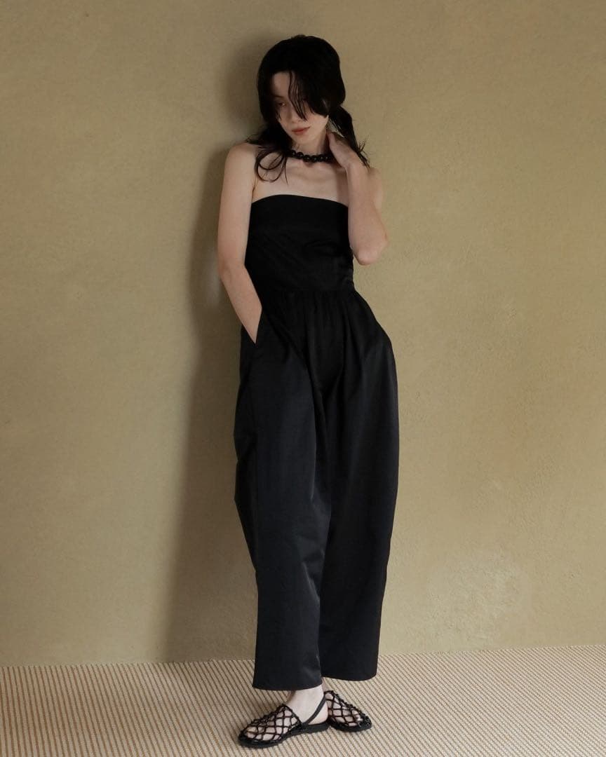 anuke Wide Bare Combinaison ブラック 36