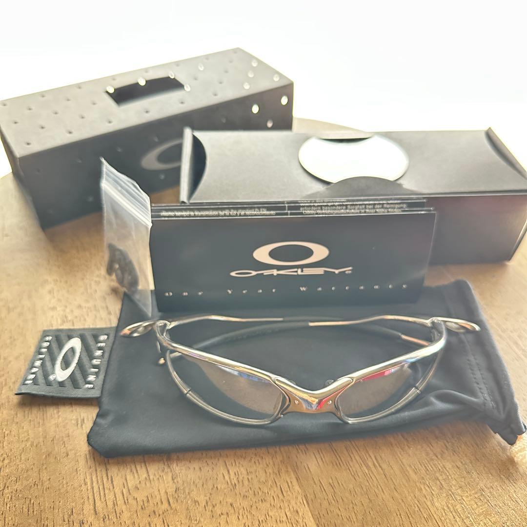 (要修理:美品)オークリー Oakley Juliet ポリッシュド/TIクリア