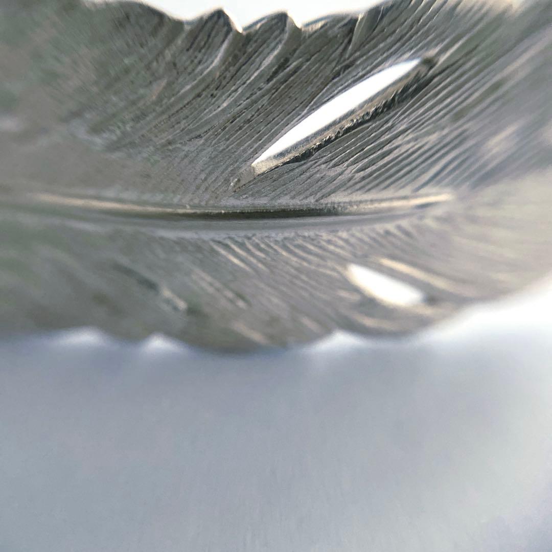 アガット　シルバー　ブレスレット　羽　フェザー　デザイン　silver925