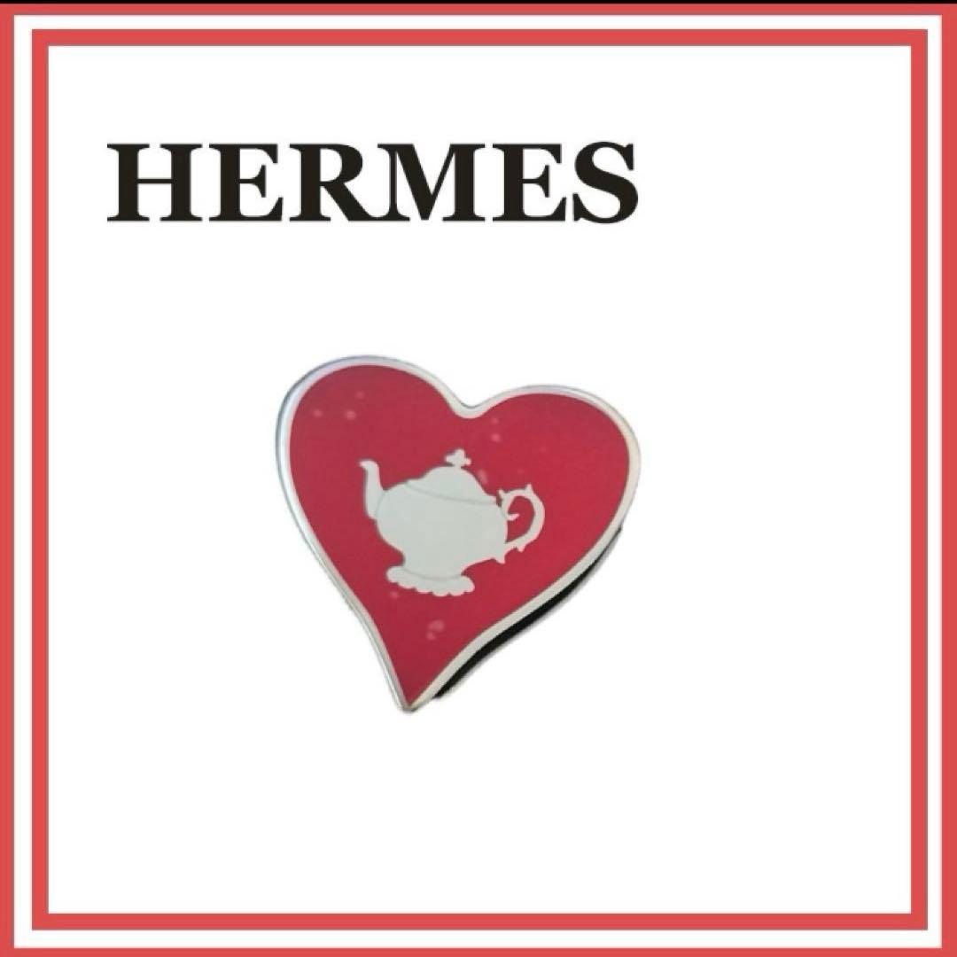 エルメス　ティータイムハートモチーフ スカーフリング