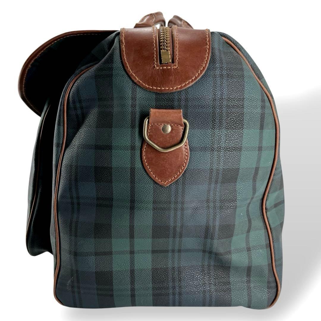 希少　ポロラルフローレン　2way ボストンバッグ　旅行カバン　チェック柄