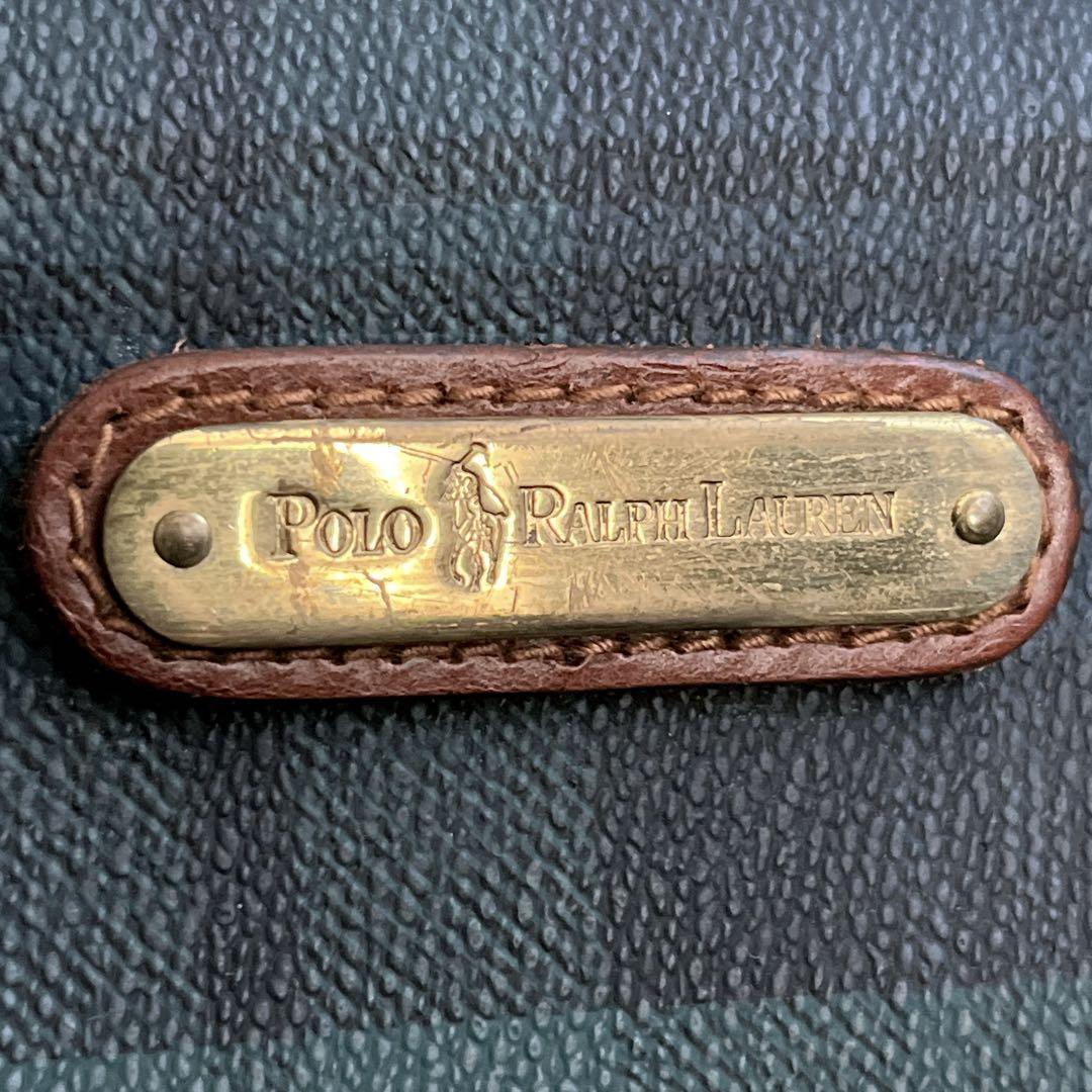 希少　ポロラルフローレン　2way ボストンバッグ　旅行カバン　チェック柄