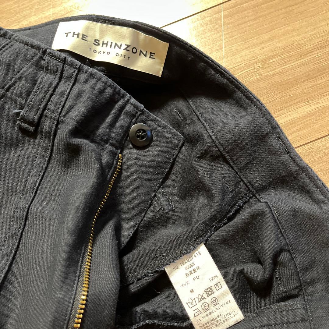 シンゾーンベイカーパンツPOグリーンカーキブラック黒