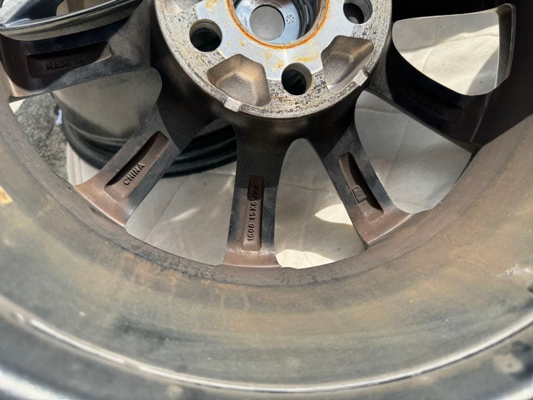 プリウス等に。　15インチ　6.5j pcd100-5h