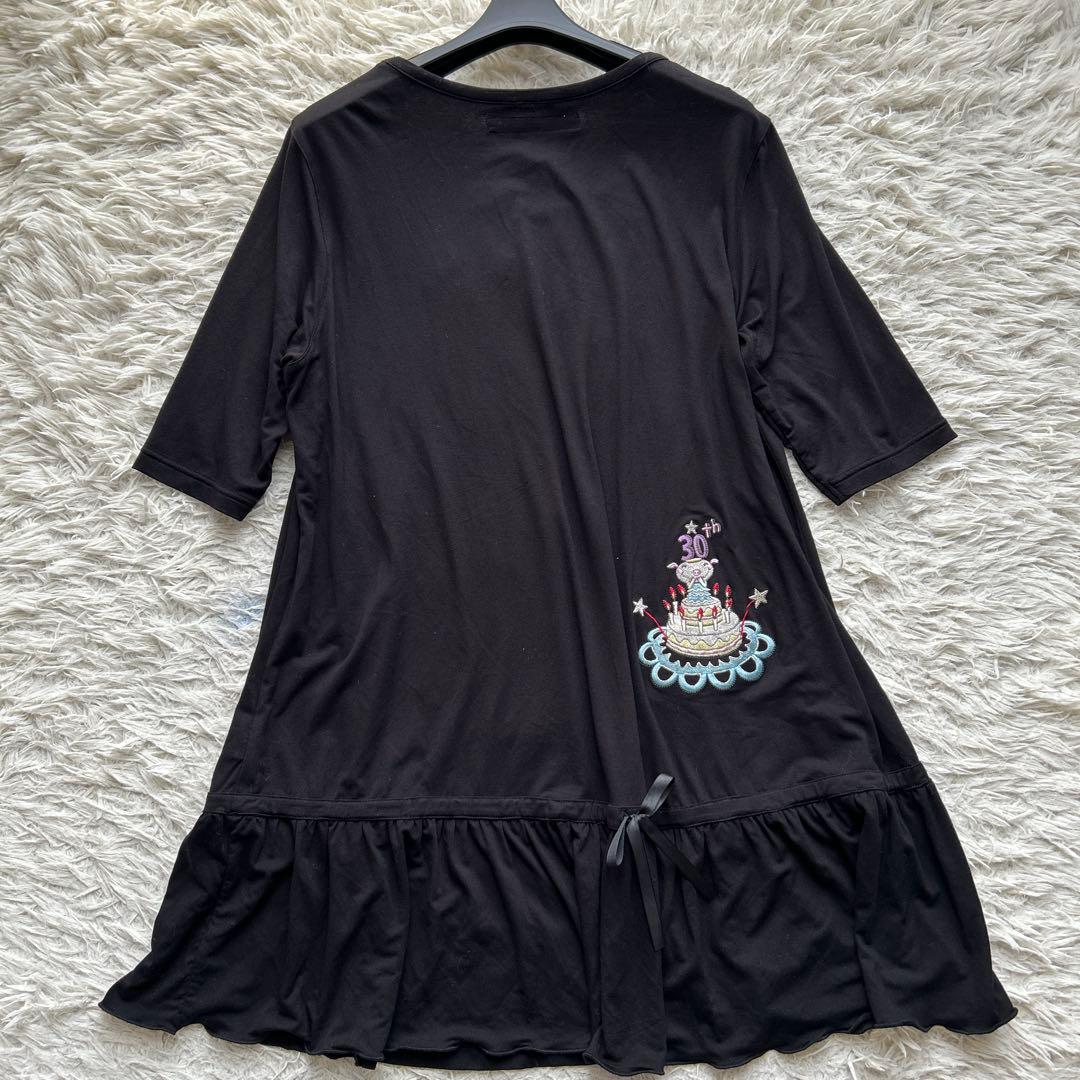 【美品】アルベロベロ　チュニックワンピース ぶたさん　刺繍 30周年記念