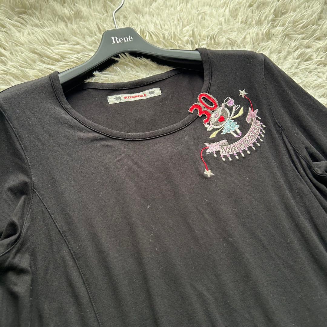 【美品】アルベロベロ　チュニックワンピース ぶたさん　刺繍 30周年記念