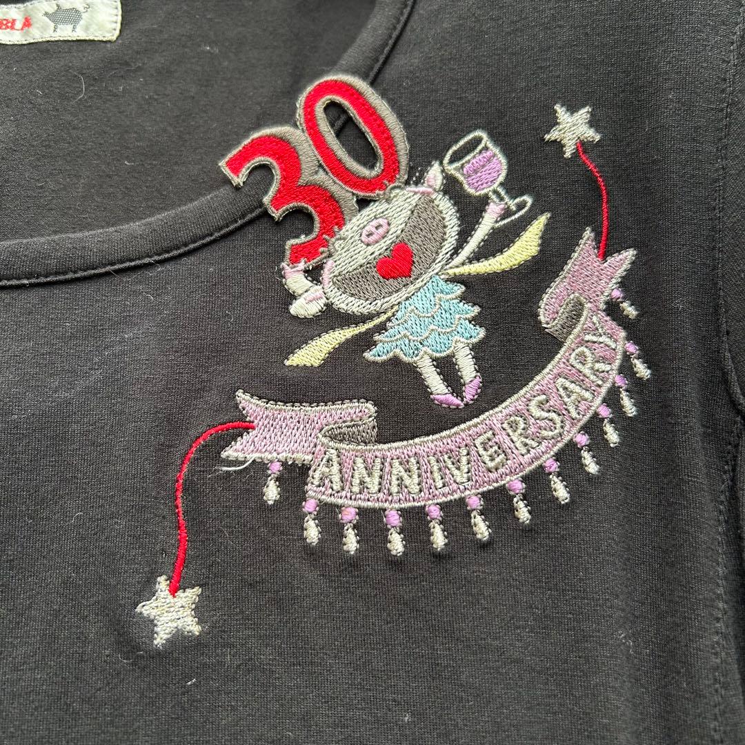 【美品】アルベロベロ　チュニックワンピース ぶたさん　刺繍 30周年記念