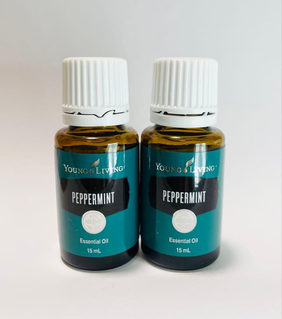 ヤングリヴィング レモン•オレンジ15ml ペパーミント15ml2本RC5ml