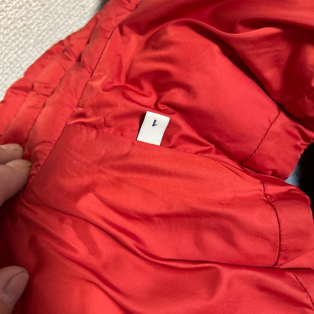 モンクレールレッド ダウンベスト