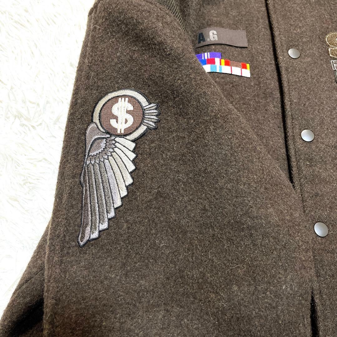 ショル様用 【極美品】スワッガー SWAGGER スタジャン ウール ブラウン