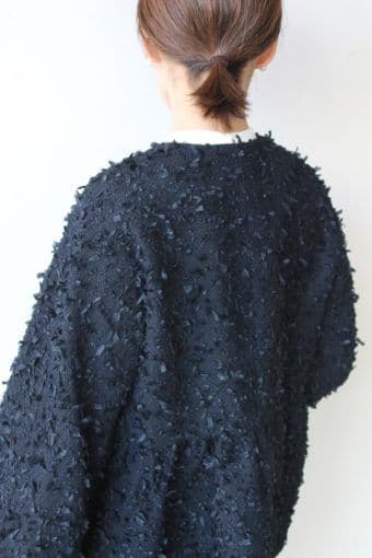 sono(ソーノ)エアリーツイードノーカラージャケット　七五三などに