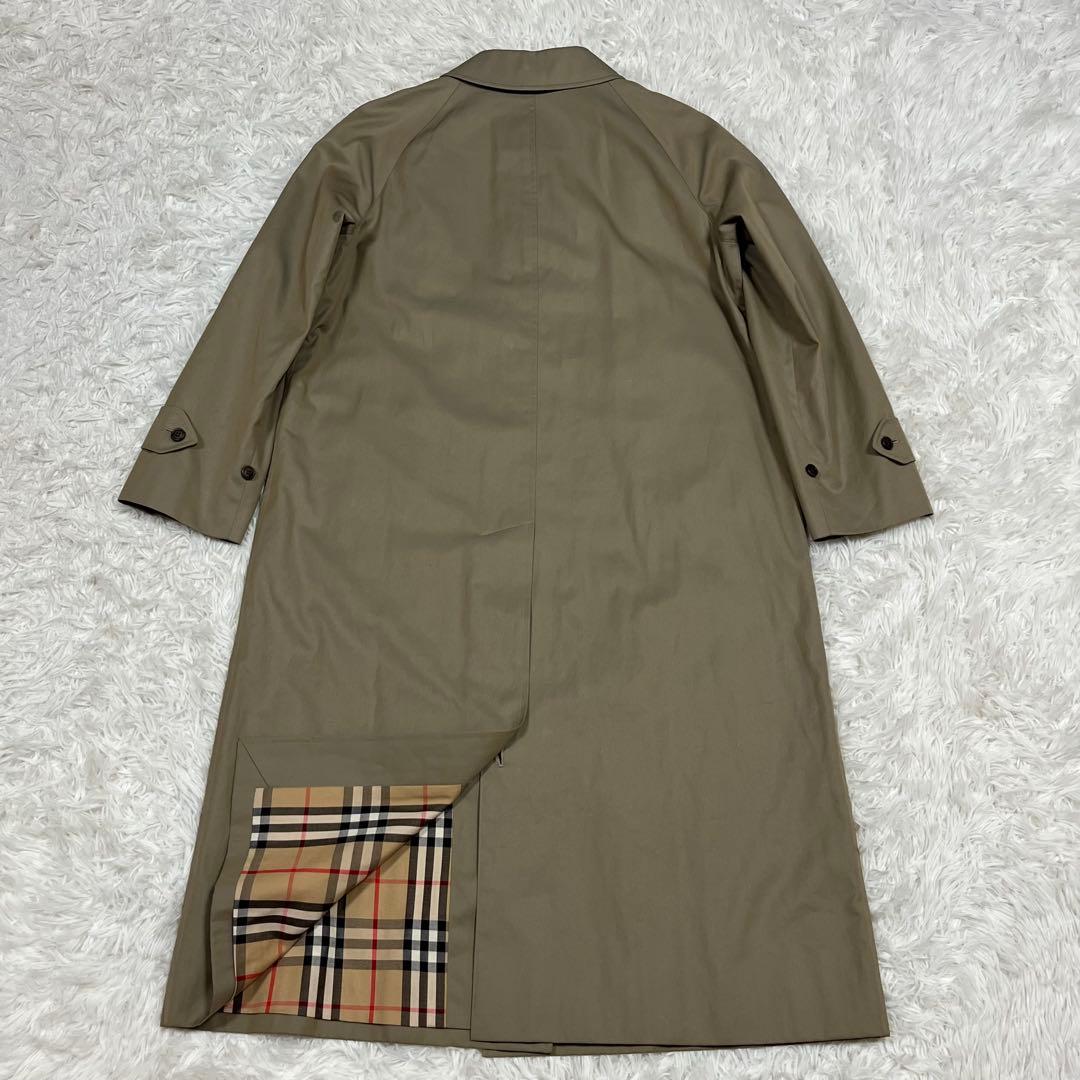 美品✨バーバリーBurberrys ベルト付きステンカラーコート ノバチェック