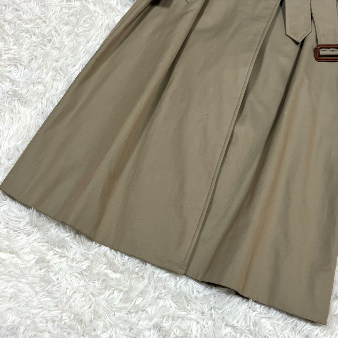 美品✨バーバリーBurberrys ベルト付きステンカラーコート ノバチェック