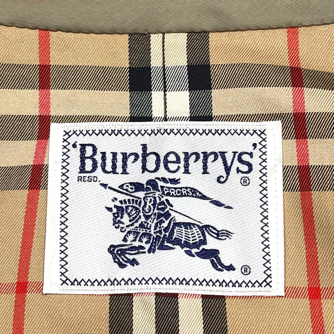 美品✨バーバリーBurberrys ベルト付きステンカラーコート ノバチェック