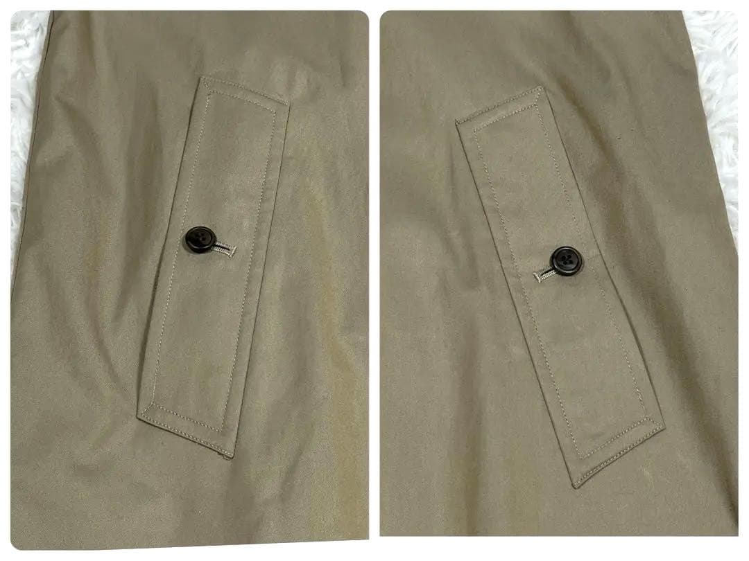 美品✨バーバリーBurberrys ベルト付きステンカラーコート ノバチェック