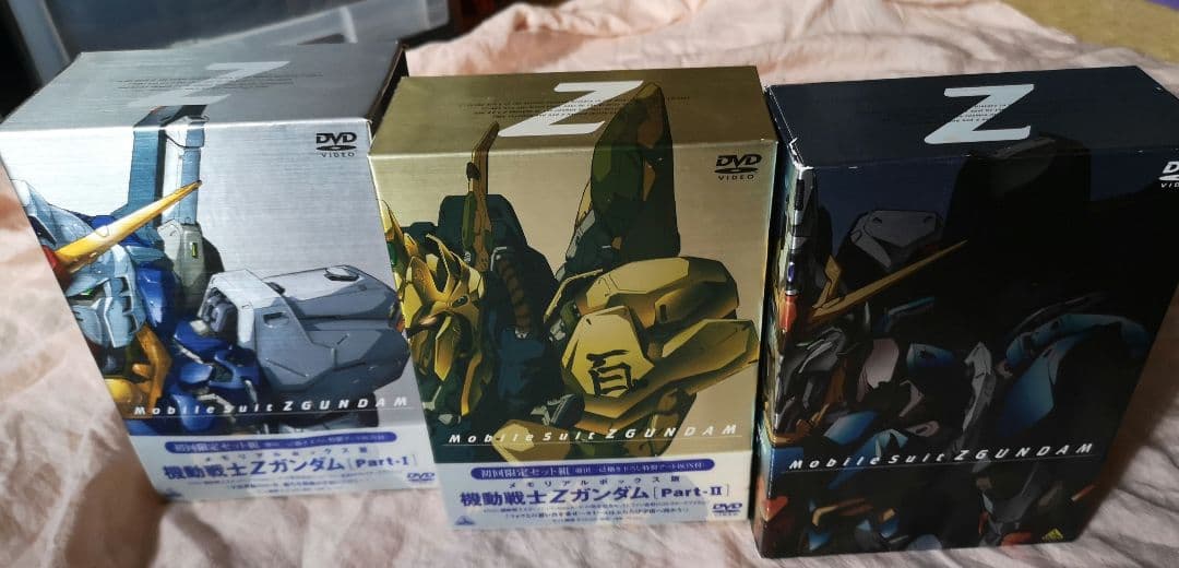 メモリアルボックス版 機動戦士Zガンダム Part-Ⅰ～3,初回限定版　特典付