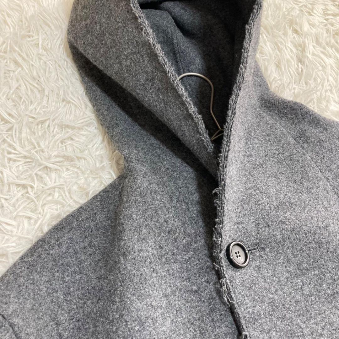 15870✨美品✨メゾンスペシャル/リバーメルトンフードコート/M/ウール