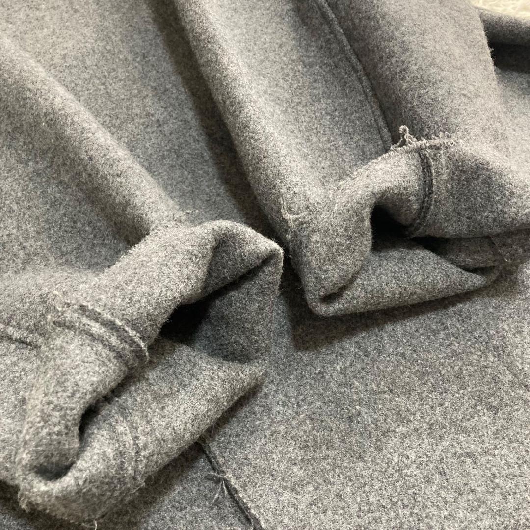 15870✨美品✨メゾンスペシャル/リバーメルトンフードコート/M/ウール