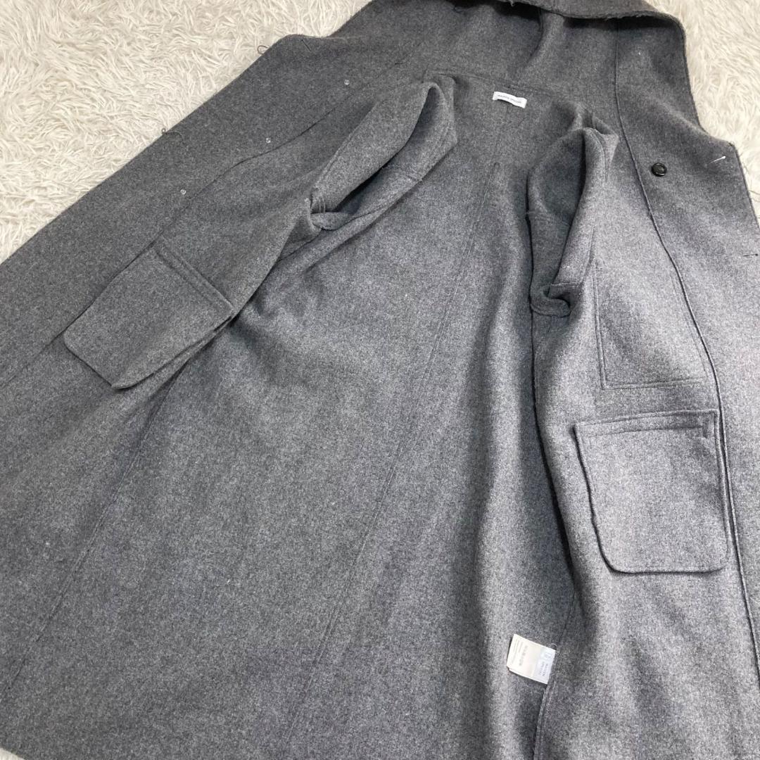 15870✨美品✨メゾンスペシャル/リバーメルトンフードコート/M/ウール