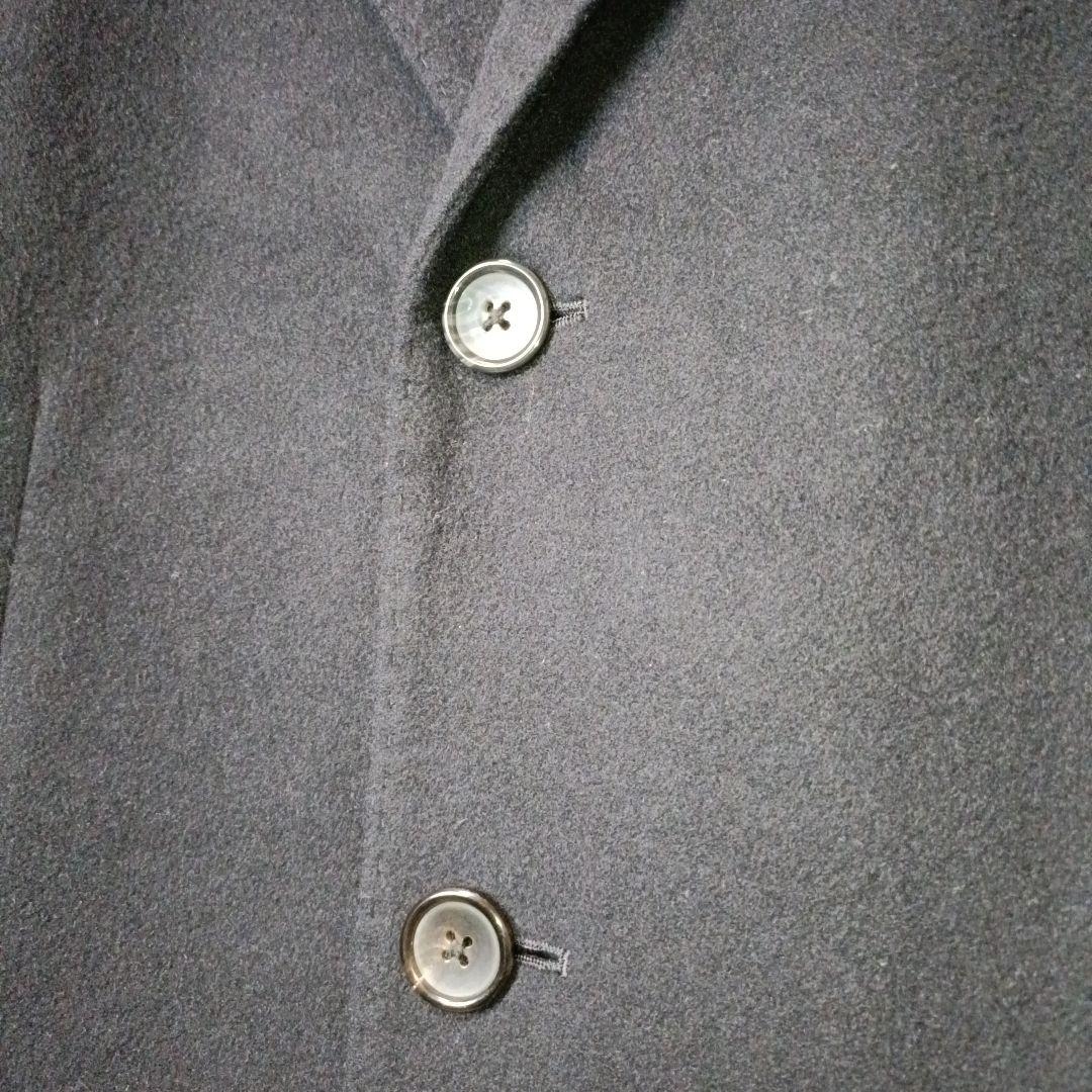 極美品■HICKEY FREEMAN ウール チェスターコート ブラック