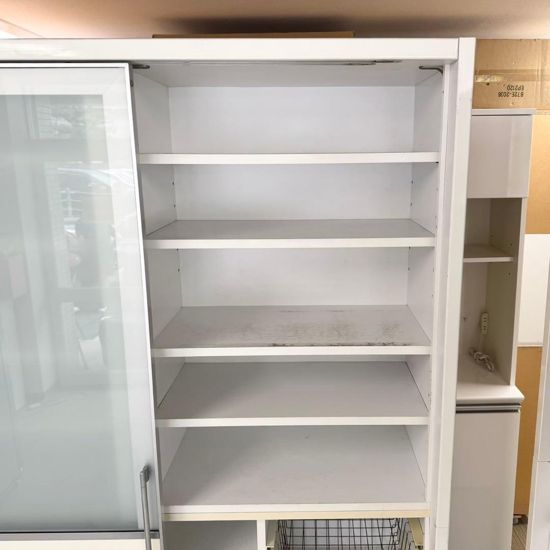 定価数十万♪ モリタインテリア 140cm幅ダイニングボード 食器棚 キッチン