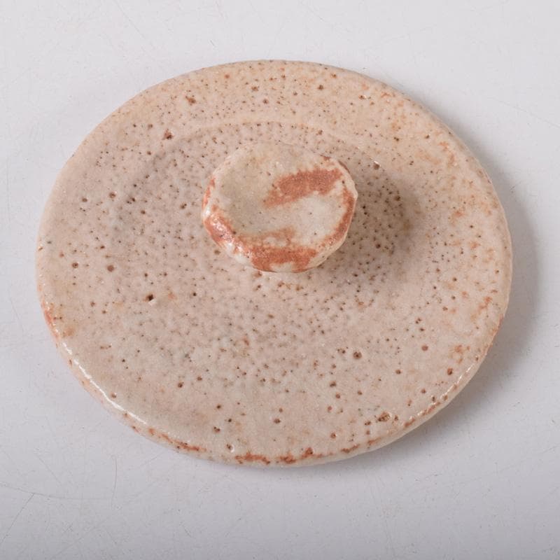 茶道具　本阿弥光仙作　志野焼　絵志野　山水文　水指　共箱　C　7514