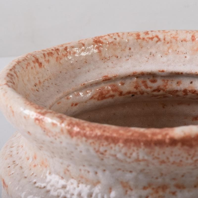 茶道具　本阿弥光仙作　志野焼　絵志野　山水文　水指　共箱　C　7514